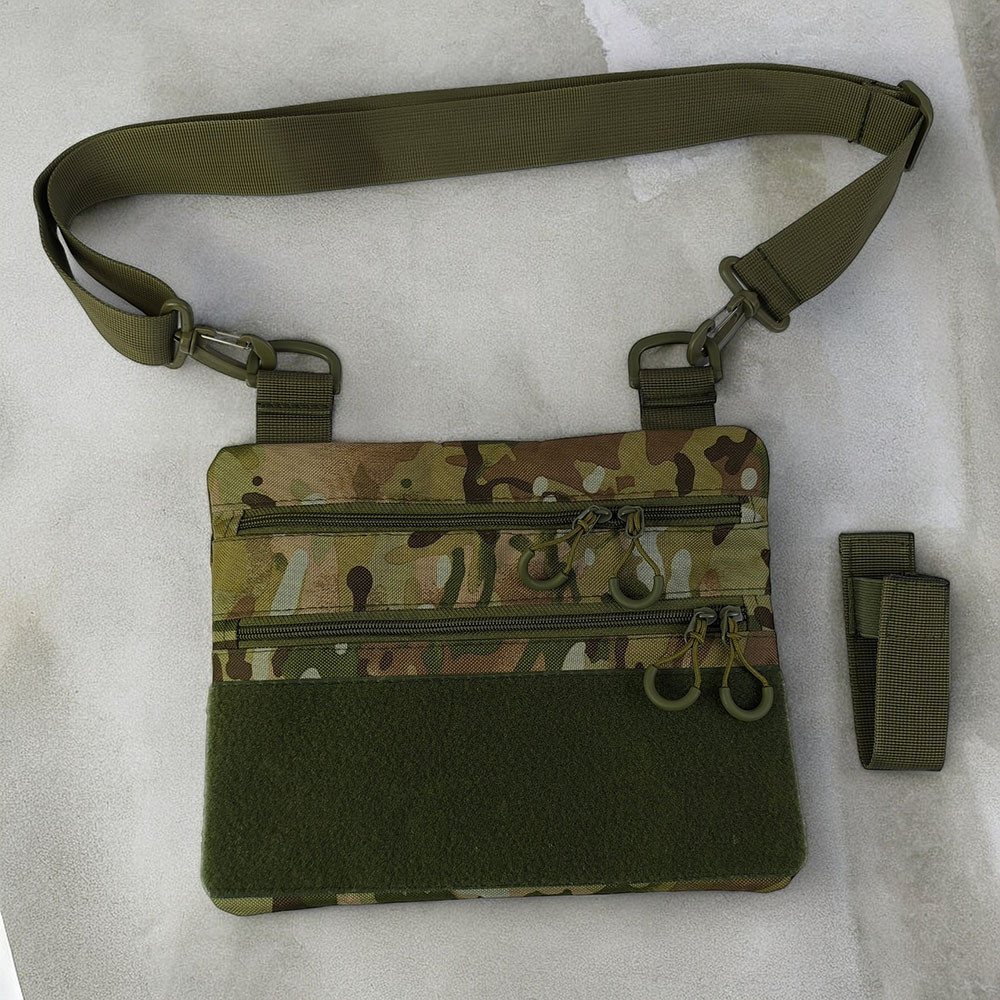 Сумка тактична для документів, Чоловіча армійська сумка розвантажувальна тактична нагрудна RE-67 Львів - фото 4