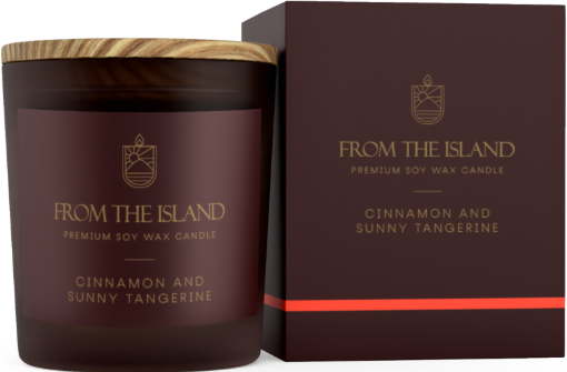 Ароматическая свеча From the Island 250 мл корица и мандарин Киев