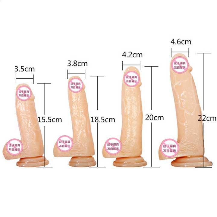 Реалістичний гнучкий фалос, що гнеться, на присосці - 15.5x10.5x3 см - Тілесний Вінниця - фото 4