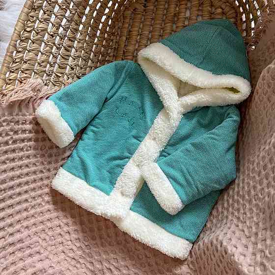 Дитяча кофта "Happy baby" з вишивкою футер, махра зріст 74 см (6 – 9 місяців) Betis Ментол Кривий Ріг