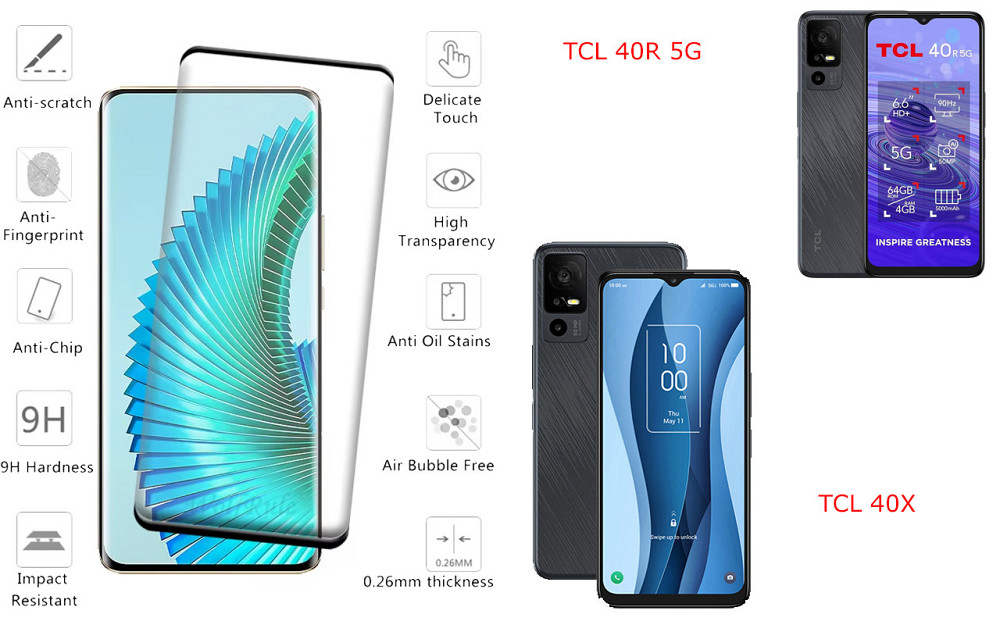 Захисне скло HyperGlass Pro для TCL 40R 5G, TCL 40X – максимальна чутливість та захист Київ - фото 2