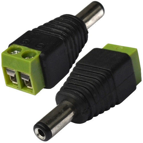 Штекер живлення 2,1/5,5 мм, з клемною колодкою (під гвинт) (Тип 1) Полтава - фото 1