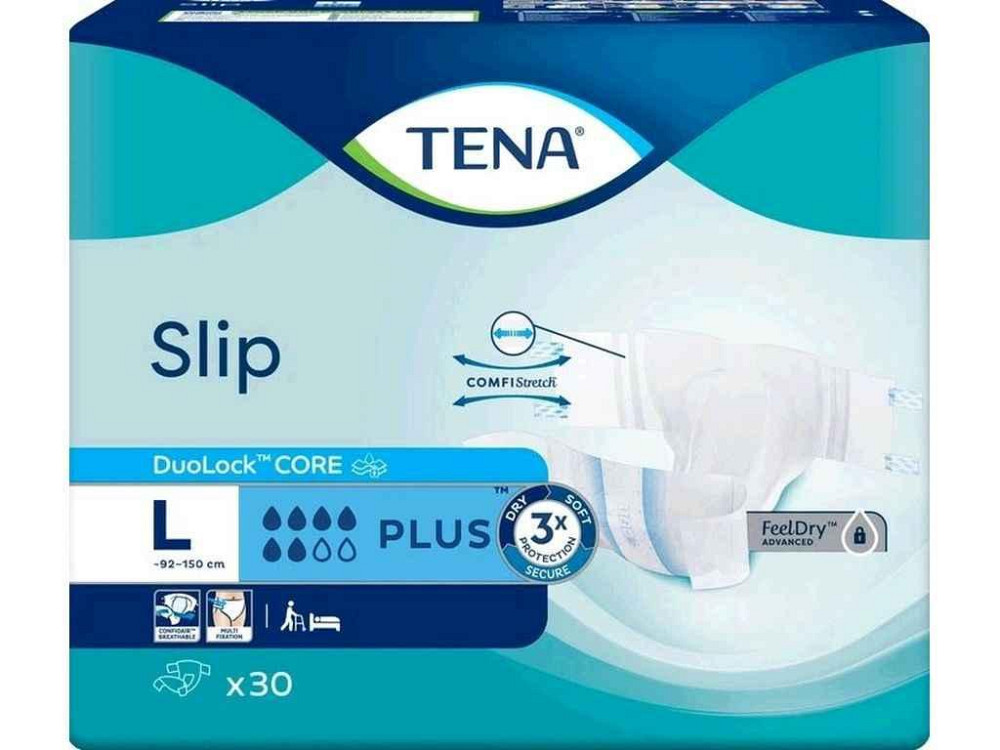 Подгузники-трусики для взрослых Slip Plus Large L 30шт ТМ TENA Киев - изображение 1