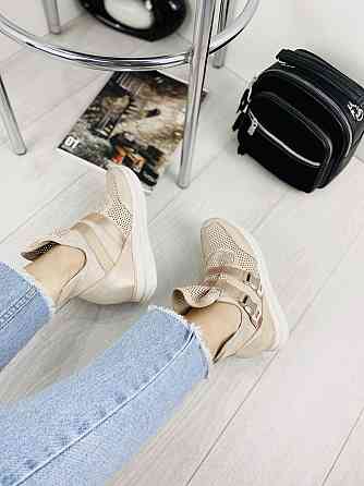 Marko Снікерси жіночі DE MARKO 7001 пудра (весна-літо, шкіра натуральна) (3168) лише 35р. Коломия