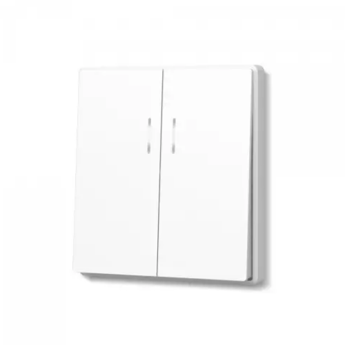 Вимикач 2кл з підсвіткою білий матовий VIDEX NOTA (VF-NT-SW2L-WH) Житомир