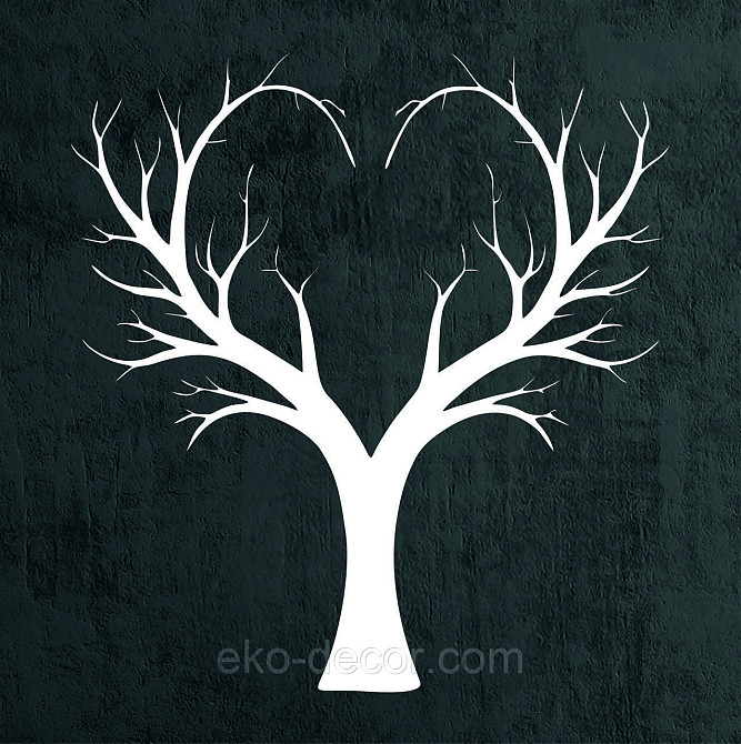 Декоративне настінне 3D Панно «Дерево Серце»  Декор на стіну з об'ємом Київ - фото 7