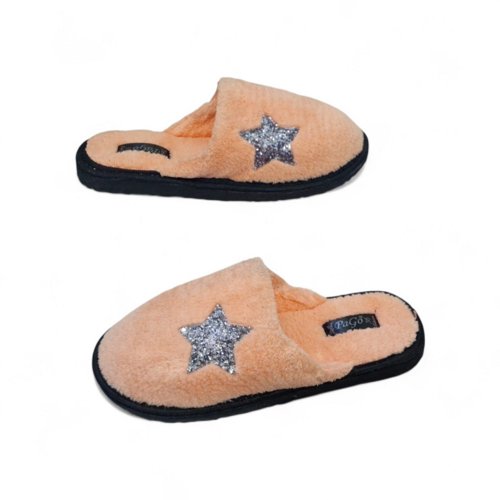 Капці жіночі закриті персикові махрові капці 36-й розмір Одеса - фото 2