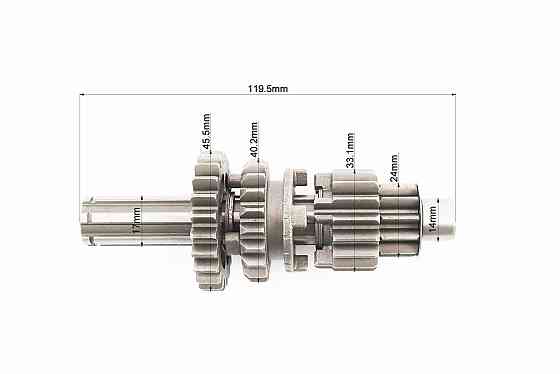 Коробка передач (два вали з шестернями) d-14мм під сепаратор. Киев