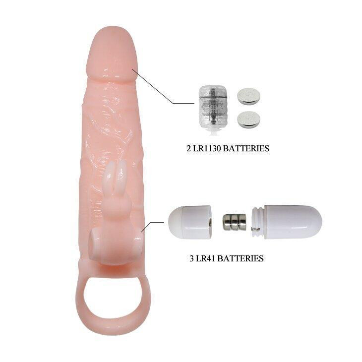 Насадка з вібрацією "Brave man" BI-026225A Sex Aura Київ - фото 9