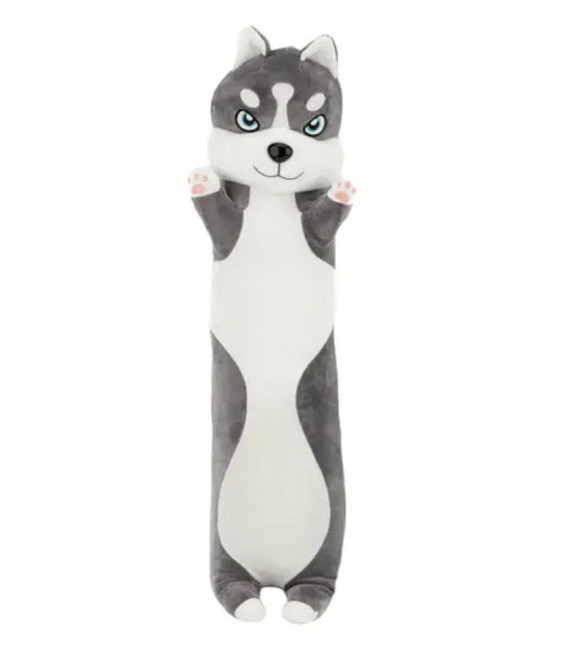 Мягкая игрушка Хаски подушка 70см, забавная мягкая подушка-объятия Киев - изображение 1