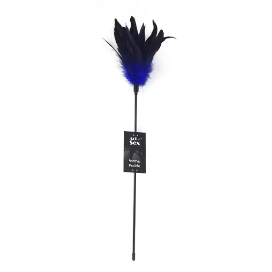 Лоскітка синя Art of Sex - Feather Paddle, перо молодого півня Львів