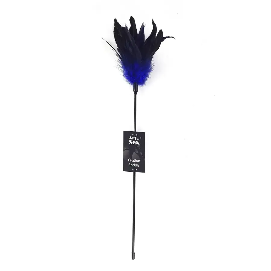 Лоскітка синя Art of Sex - Feather Paddle, перо молодого півня Львів - фото 3