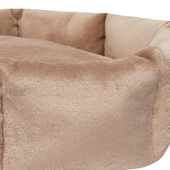 Лежанка ХайДог HiDOG плюшева кругла S для собаки або кота капучино (42 х 12 см) Київ