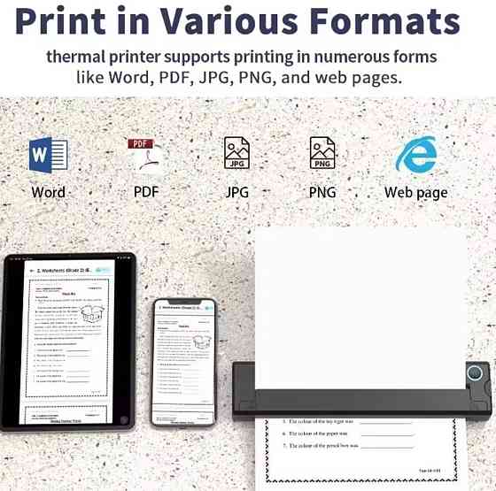 Тату принтер трансферний Bluetooth, підтримка Android/iOS. Харків