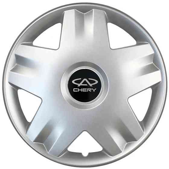 Автомобильные модельные колпаки R14 Chery 213 4шт, SJS, серебряные Киев