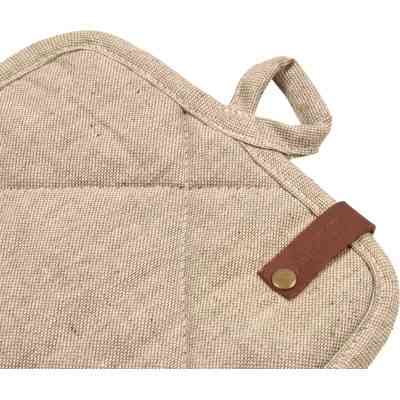 Кухонная прихватка Ardesto Oliver, 20х20 см, 100% хлопок, нап-ч: ватин, шоколад (ART04OR) Винница