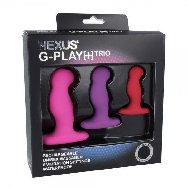 Набір вібромасажерів простати Nexus G-Play Trio Plus, макс діаметр 2,3-3,0-3,5 см, для новачків Sex Aura Київ - фото 2