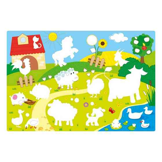 Велика багаторазова малювалка 901675 для маленьких пальчиків Вінниця