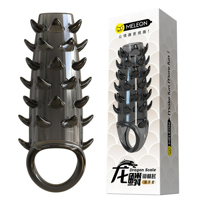 Стимулирующая насадка Meleon - Dragon Scale Ejaculation Control Sleeve, PS-02 Sex Aura Киев - изображение 1