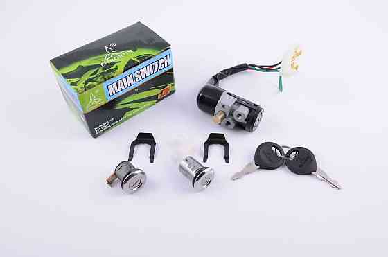 Замок зажигания (комплект) скутер Хонда Дио AF18/27 (5 проводов) Мукачево