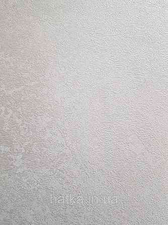 Шпалери метрові вінілові на флізеліні Sintra Structure під венеціанську штукатурку білі зі сріблом 406717 Київ