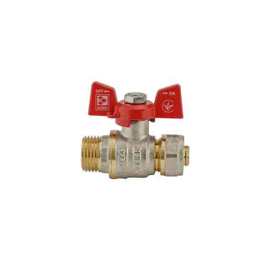 Кран кульовий Koer Wing 16x1/2M (KR.351) (LL1656)   ( 24510 ) Харків