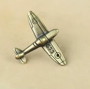 Брошка вінтажна чоловіча Літак Київ - фото 1