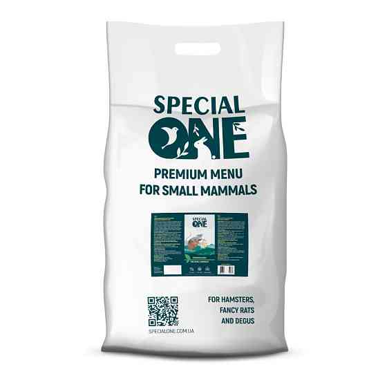Полнорационный корм ТМ Special One для хомяков, декоративных крыс и дегу 10 кг Киев