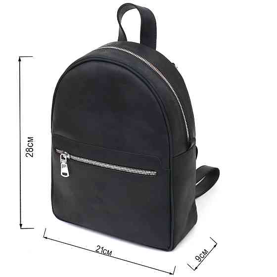 Винтажный универсальный женский рюкзак Shvigel 16313 Черный Киев