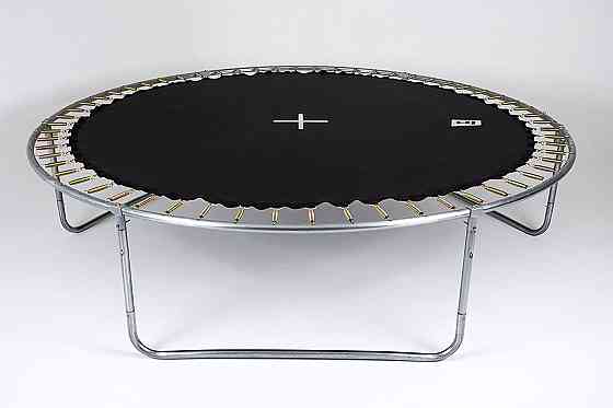 Батут Hop-Sport 12ft (366см) синій із внутрішньою сіткою Київ