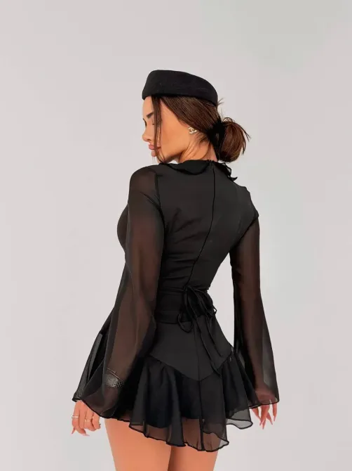 Платье-комбез женское из шифона и софта - идеальный вариант Одесса - изображение 3