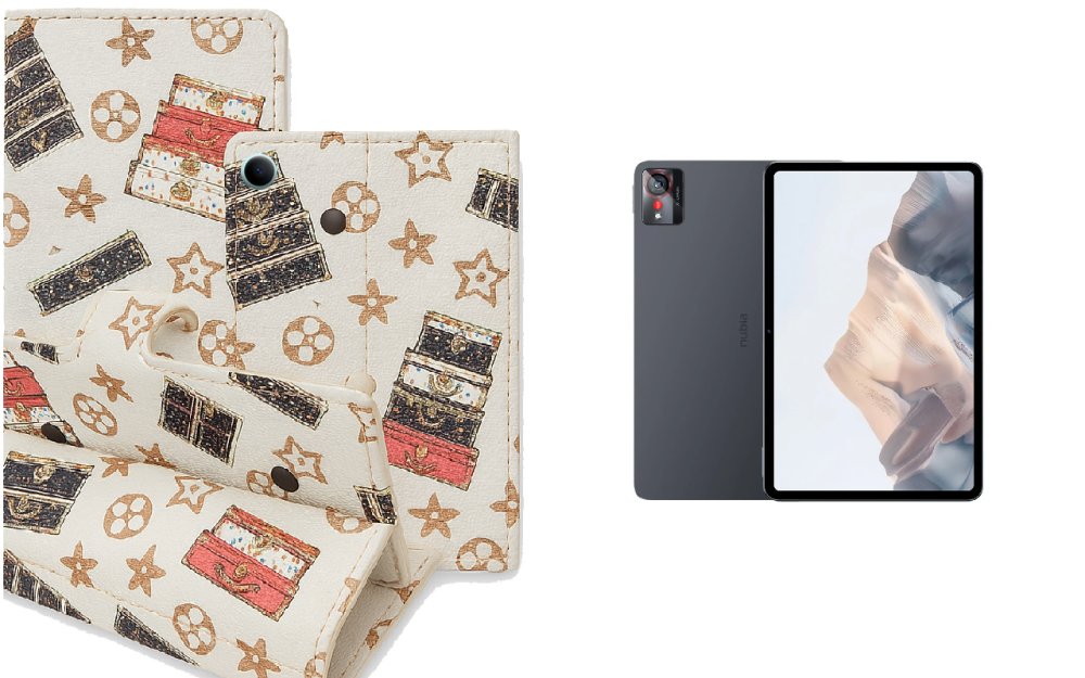 Книжка-трансформер для планшета ZTE Nubia Pad Pro, колір Black Lyi White Київ - фото 1