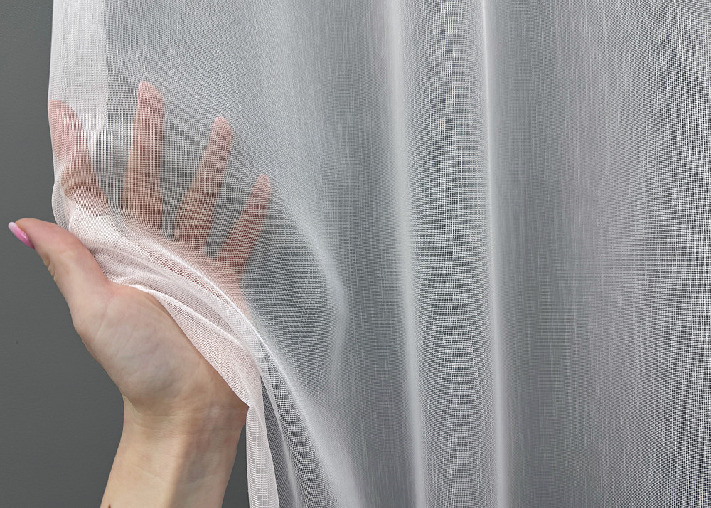 Тюль VR-Textil 1153т Бамбук однотонний Білий 400х280 см (43-228) Київ - фото 5