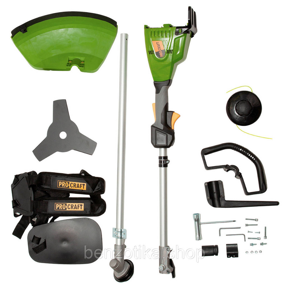 Акумуляторна коса Procraft PTA20/2 (без АКБ та ЗП) (без додаткових насадок) Киев - изображение 9