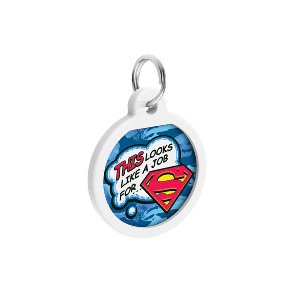 Адресник для собак и кошек металлический WAUDOG Smart ID с QR паспортом, рисунок 