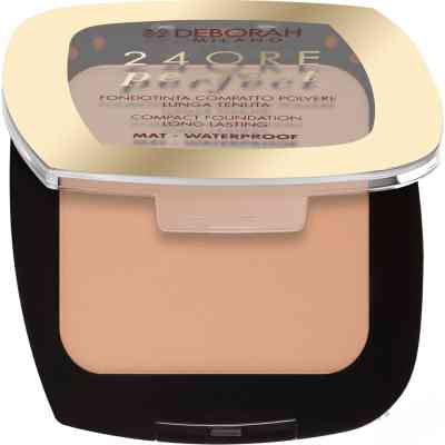 Пудра для обличчя Deborah 24Ore Perfect Compact Foundation Mat Waterproof 03 - True Beige (8009518377330) Вінниця