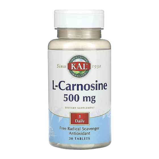 Карнозин KAL L-Carnosine 500mg 30 капс Киев