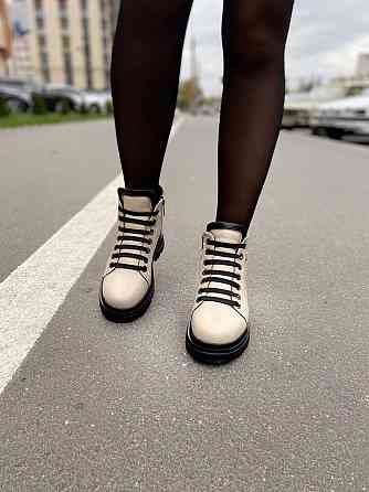 Без бренда Черевики жіночі ASTINI 2034 капучіно (зима, шкіра натуральна) (5179) 38 Коломия