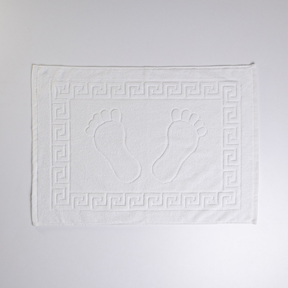 Махровий рушник для ніг GM Textile 50х70см 700г/м2 (Білий) Суми - фото 7