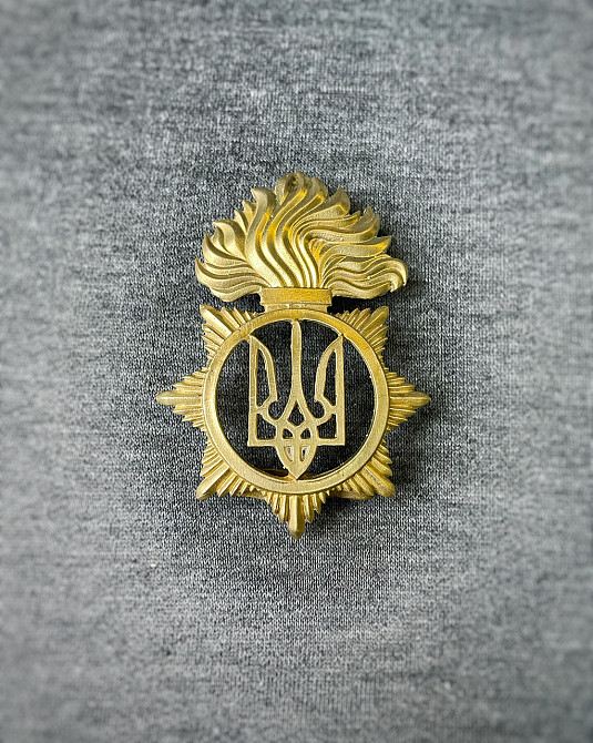 Кокарда Національної Гвардії України металева Запоріжжя - фото 3