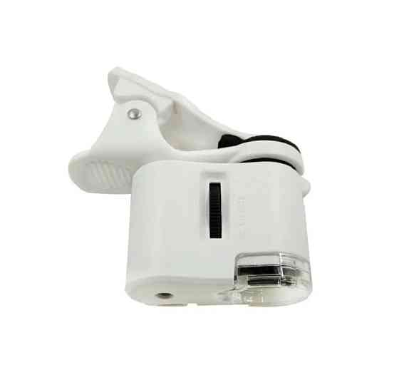 Мікроскоп 60X з кліпсою для мобільного телефона та підсвіткою Київ