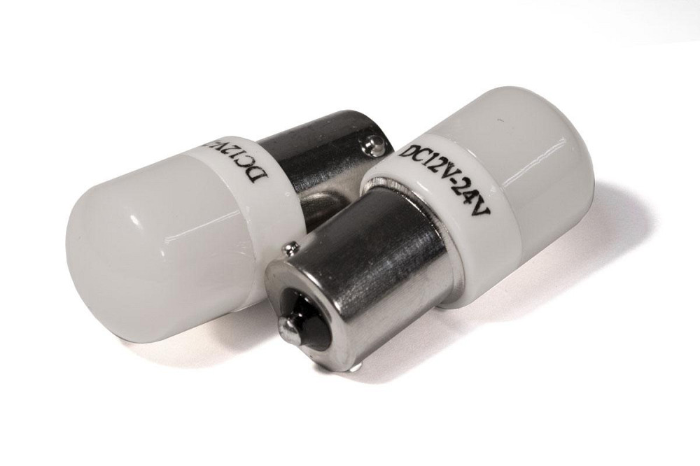 Світлодіодна лампа StarLight T25 6 діодів SMD 3030 12-24 V 5 W WHITE матова лінза з керамічним ободом Харків - фото 2