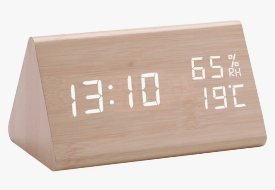 Настільний годинник з термометром та гігрометром Oct1 Луцьк - фото 3