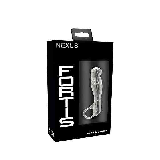 Металевий вібромасажер для простати і точки G Nexus Fortis Sex Aura Київ