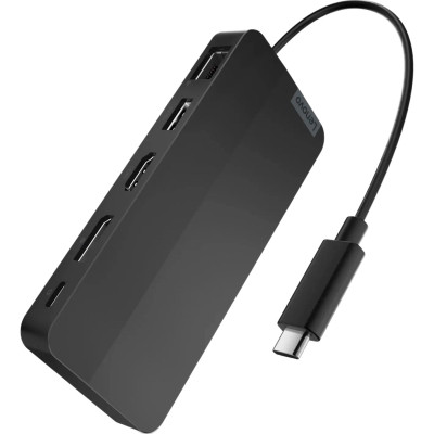 Порт-реплікатор Lenovo USB-C Dual Display Travel Dock (w/ adapter) (40B90100EU) Вінниця - фото 3