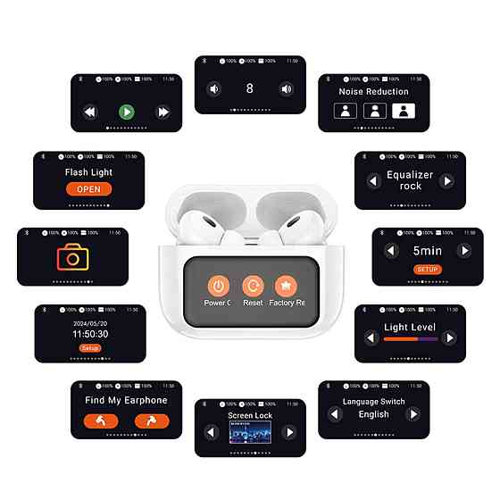 Бездротові навушники HOCO EW72 Soar шумозаглушення сенсорний LED дисплей Bluetooth 6942007629829 Одеса
