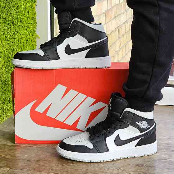 Высокие Термо Кроссовки Nike AIR Jordan Белые Мужские Еврозима Джордан Найк Кожаные (размеры: 41,42,43,44,45) Днепр