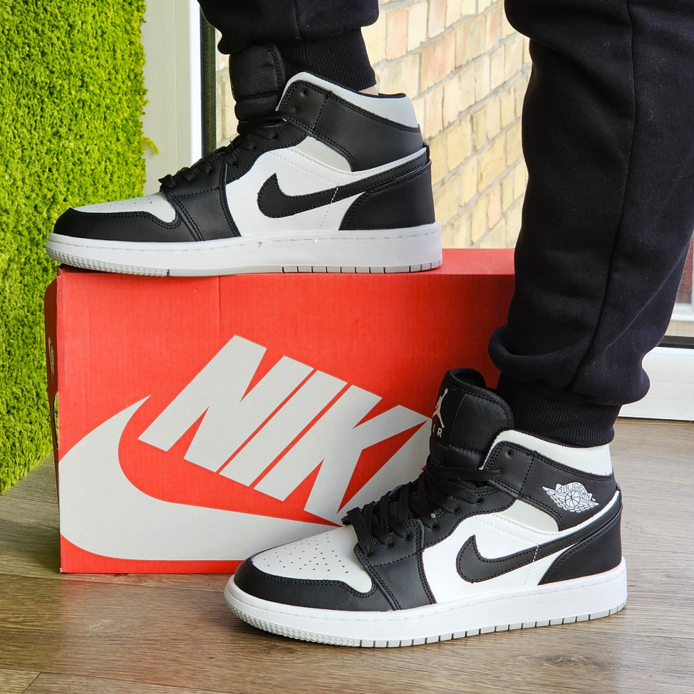Высокие Термо Кроссовки Nike AIR Jordan Белые Мужские Еврозима Джордан Найк Кожаные (размеры: 41,42,43,44,45) Днепр - изображение 1