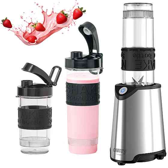 Фітнес-блендер Camry CR 4069 inox 500Вт/ 1 швидк./ 2 скляні пляшки 570 мл, 400 мл Вінниця