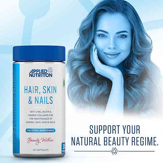 Комплекс для волос, кожи и ногтей Applied Nutrition HAIR, SKIN & NAILS 60 CAPS Луцк